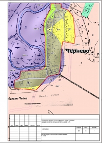 Карта градостроительного зонирования Чернево
