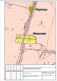 Карта градостроительного зонирования Чернцы, Иваково